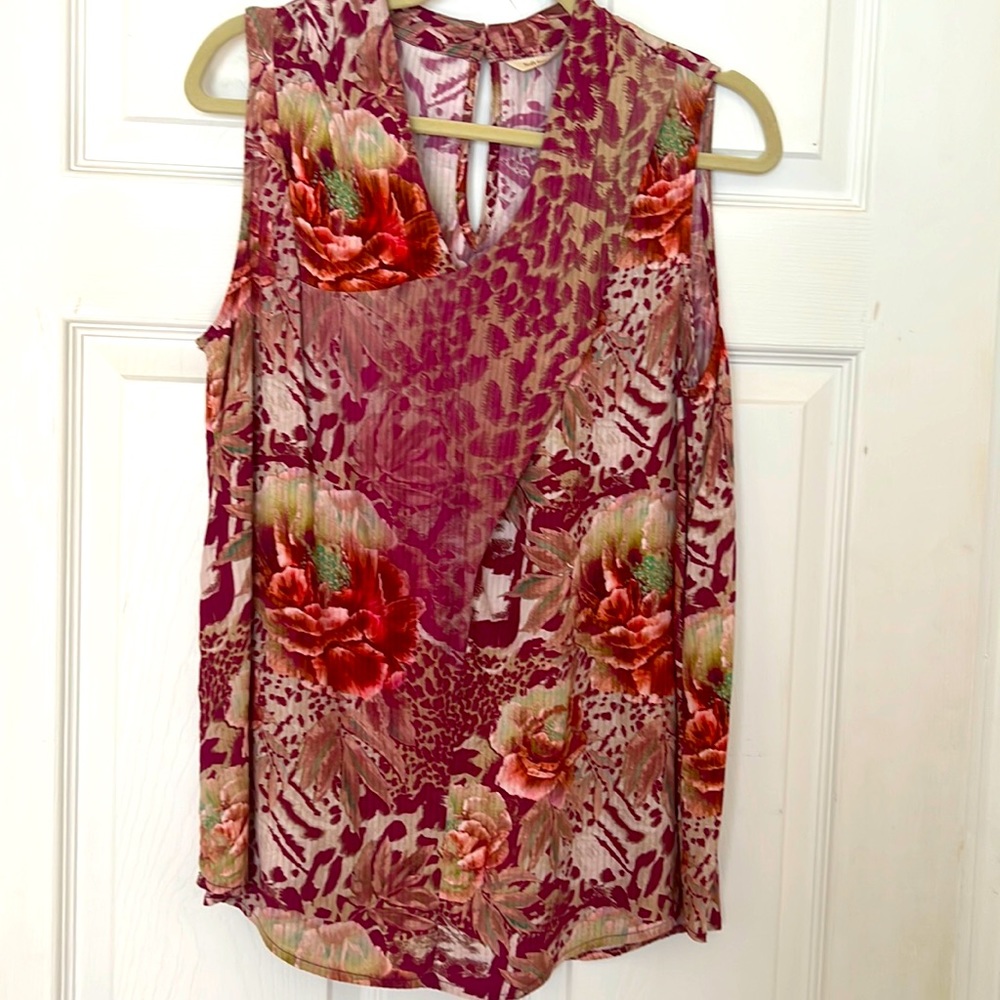 Colorful summer weight tunic top